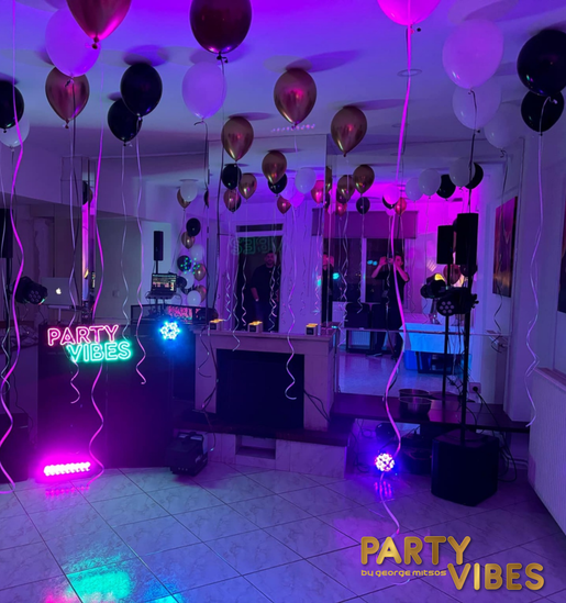 Private Party / Dj / Sound / Lights / Balloons / Smoke