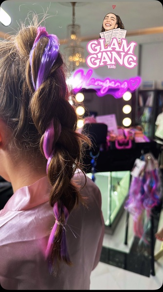 Hair glam party