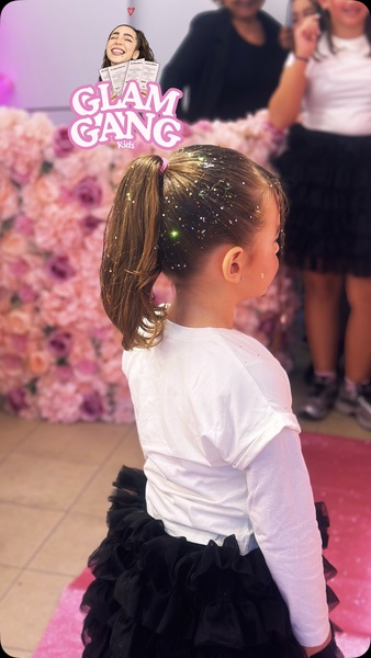 Hair sparkle party